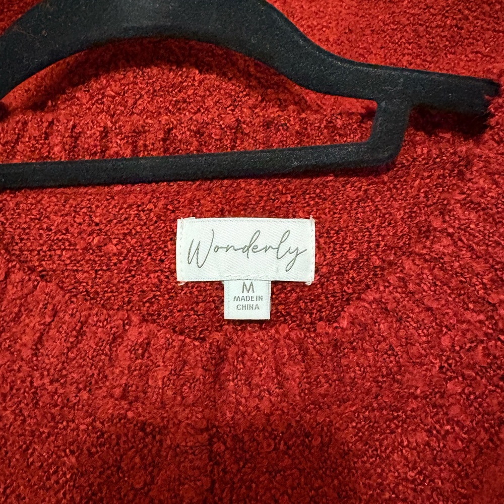 Wonderly Women's Red Sweater
